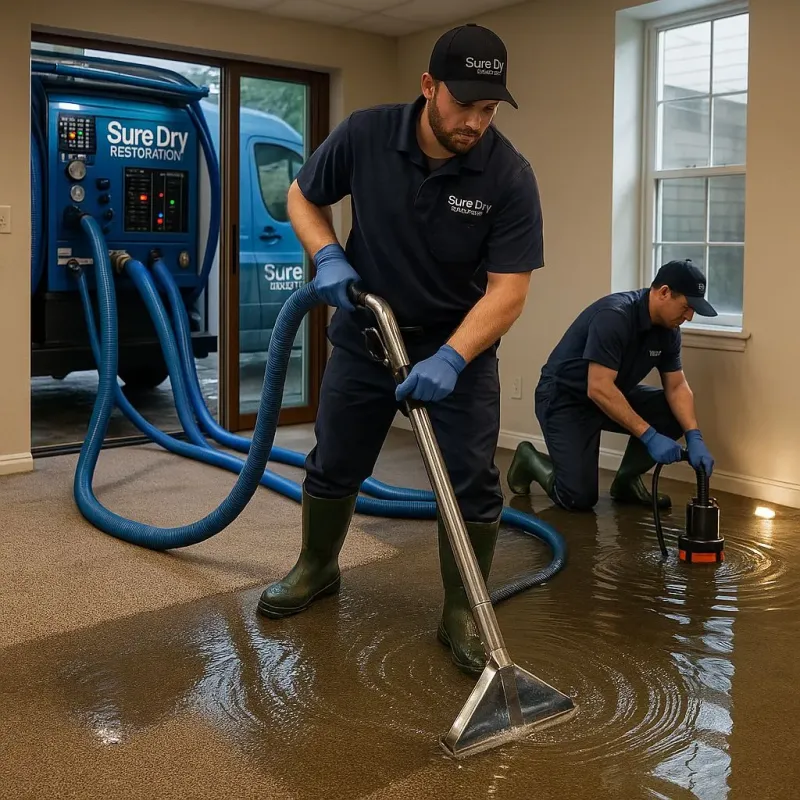 Water Extraction and Removal process in Anderson County, TN